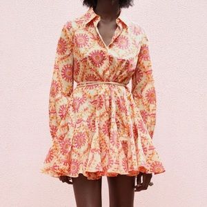Zara mini print dress